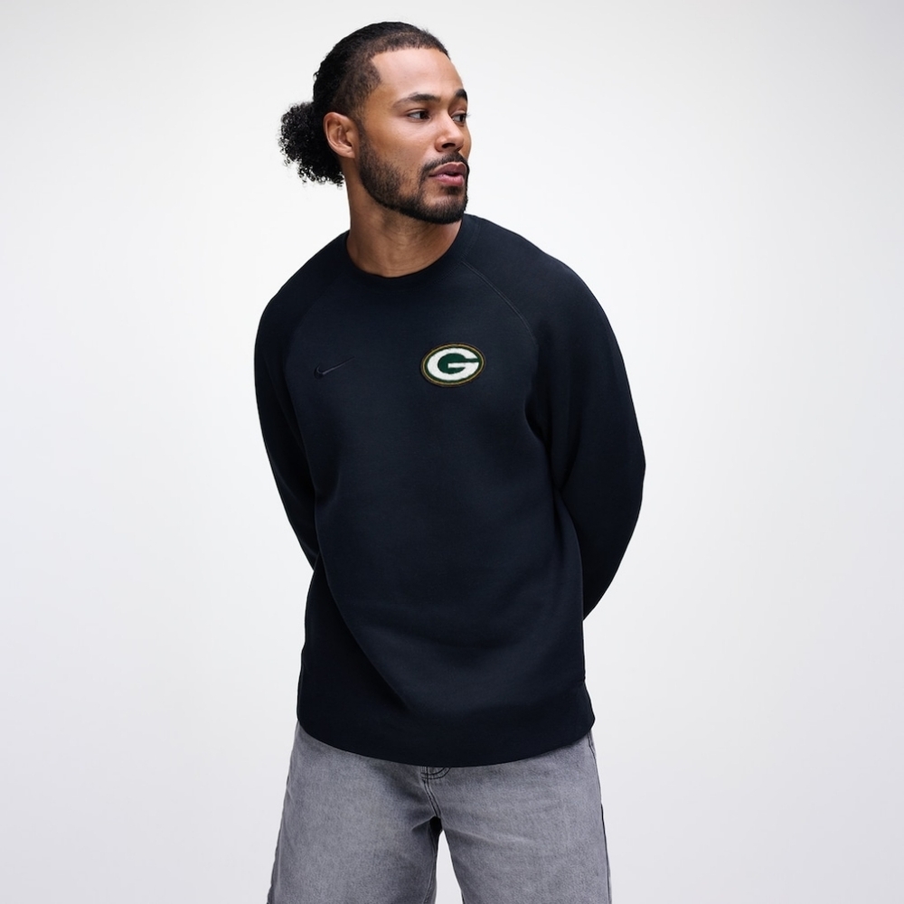 NWT Nike Green Bay Packers Tech Fleece Raglan Sweatshirt Men’s XL